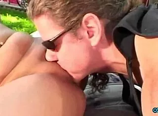 asian cutie spreads shaved pussy wide outdoors 😍 takes big dick cowgirl to facial cumshot!