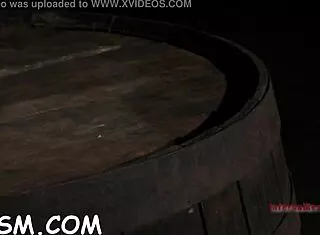 seductive beauty in metallic helmet surrenders shaved pussy to rough bdsm drilling contest