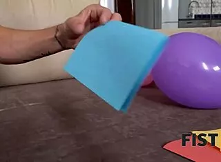 fist4k redhead girlfriend fists her boyfriend's hand deep into tight peach on birthday