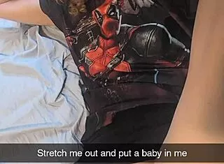 Amateur Milf Whore Begs for Rough Creampie Fill-Up on Snapchat