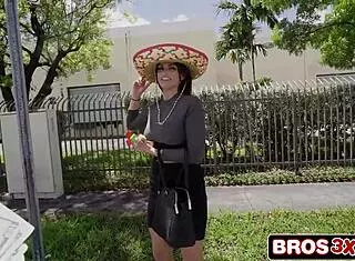 Brunette Latina Big Ass Rides Bang Bus Screaming Missionary