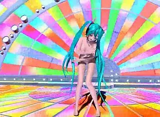 hatsune miku's nude mod reveals her perfect big tits and ass