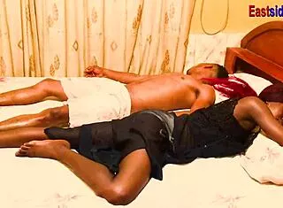 hotel cleaning ebony bbw milf bent over doggystyle bbc creampie