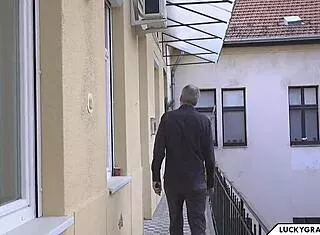 Grandpa's Intense Craving For Young Redhead Daughter-In-Law Pounding