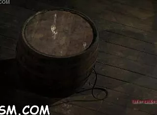 seductive beauty in metallic helmet surrenders shaved pussy to rough bdsm drilling contest