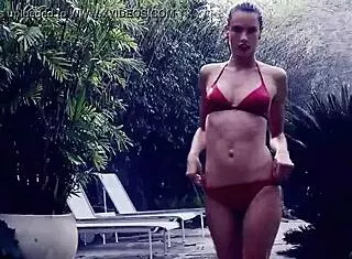 Alessandra Ambrosio's Sexy Latina Striptease Rips Clothes for Teasing Fuck