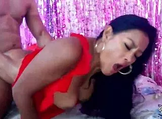 Maxine X's wet latina pussy craves Brock's rough interracial doggystyle pounding now