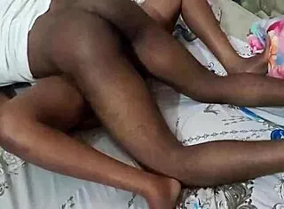 Woke Drunk Ebony Girlfriend with Dick, Spread Her Wide for Hard Pussy Pounding Part 1!