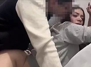 Damn roomie, that skinny teen rides monster cock non-stop in dorm, creampie ending her tight pussy shaking wildly!