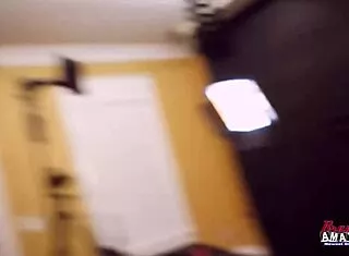 Lexxie Fingers Clit While Fuck Machine Rams Her Trimmed Shaved Cunt Hard