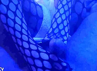 sexy nylons wrapped tight for footjob tease