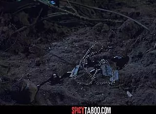 Dude, that hot redhead milf leads a wild taboo foursome right in the garden graveyard!