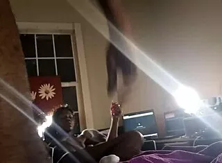 thick ebony granny's big ass slut pounded homemade