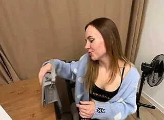 innocent milf signs contract becomes landlord's homemade creampie sex toy mommy