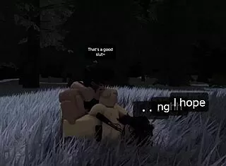 he bends horny military babe over for woods creampie doggy.