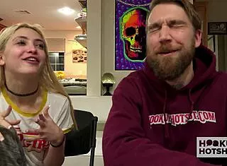 Jane Wilde 90-Pound Fuck Doll Begs Bryan Gozzling Pound Her BTS!