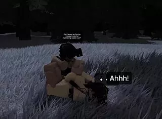 he bends horny military babe over for woods creampie doggy.