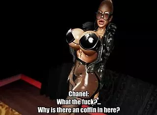 Chanel spills on count dickcula in hot interview game