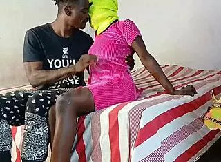 Teen 18+ slut trains on big black cock bent over