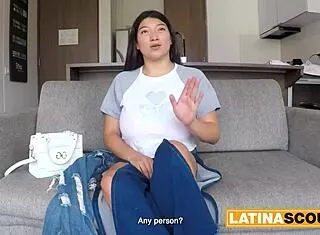 Ever seen a latina's massive tits take hardcore throat abuse?