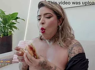 Nympho Victoria Dias Takes On Six Studs In Triple Penetration Madness!