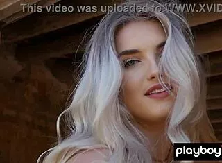 Sophia Rose Strips Outdoor Exposing Pierced Nipples Petite Pussy