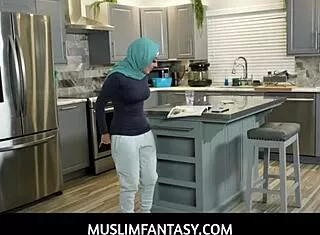 MUSLIM FANTASY Violet Gems Coach Peter Green Fingers Tight Pussy POV