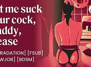 daddy's brat begs for facial cumshot as bound bdsm fucktoy!!