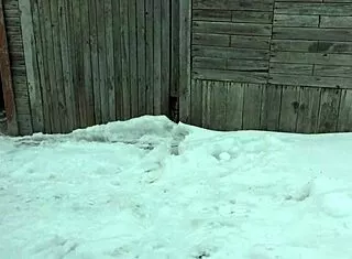 i challenge you golden shower fetish in frosty snow contest!