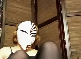 petite pantyhose beauty strips teases her natural tits