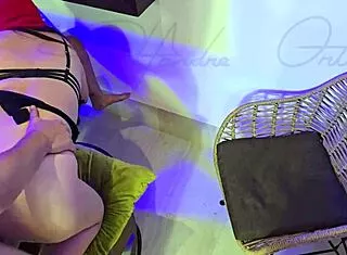 rough creampie pounds borrowed hotwife while cuckquean girlfriend watches cum