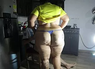 colombiana jumps on argentinian cock post match for wild bathroom pounding