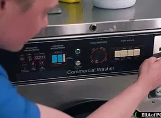 Raw passion as guy bangs busty ebony and Latina MILFs hard in laundry room