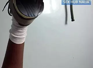 My schoolgirl girlfriend keeps taking turns on my huge cock close up