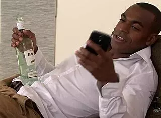 Gorgeous Hungarian brunette Alexis Brill deepthroats black cock hungrily