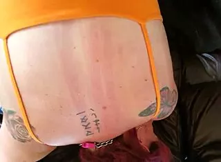 kiwi milf slut's hardcore anal insertion by cruel master