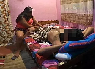 Indian massage girl smokes handjobs big cock customer full vid