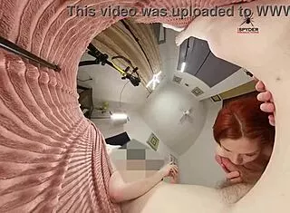 Amazing Ginger Girl Bobs Spits and Rides My Cock Cowgirl