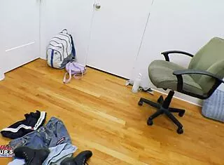 shy nerdy blue haired petite raven sloppy deepthroat facial