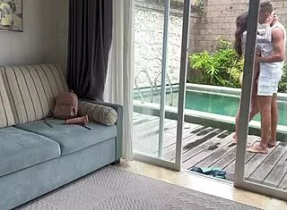 Babysitter's Vibrator Leads to Rough Pool Facial