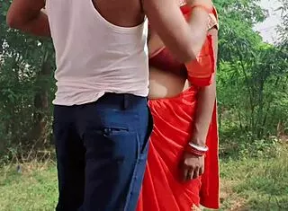 devar pounds bhabhi's huge ass hard in early morning outdoor fuck