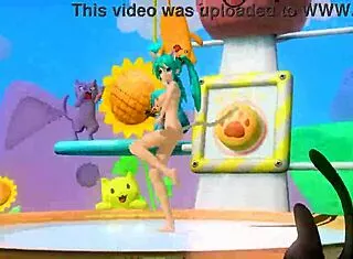 hatsune miku nekomimi nude mod big tits ass goddess