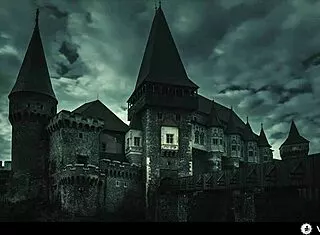 Octokuro's vampirella cosplay lures sata jones into huge tits lesbian domination sex