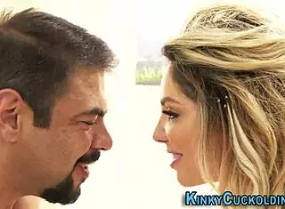 Babe swaps cum humiliating my bf?