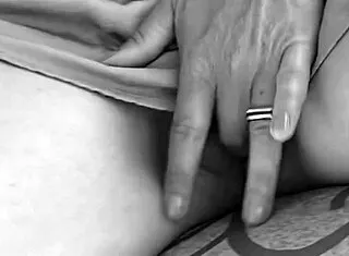 girl fingering pussy secretly under the desk huh