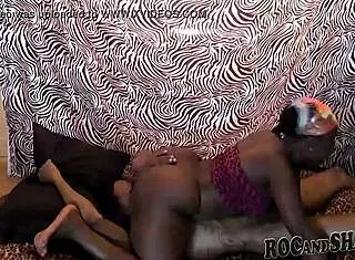 ebony wife anal creampie from hubby closeup