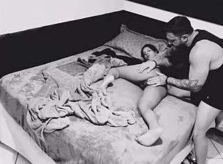 hidden cam catches neighbor railing my wife hard