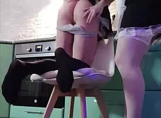 What happens when milf dates guy in maid costume for wild assfucking fun