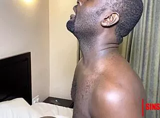 nigerian wife cheats with big natural tits bouncing
