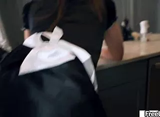 uhh my trusty freeuse maid katrina colt takes ike diezel's cock anywhere in her uniform skirt